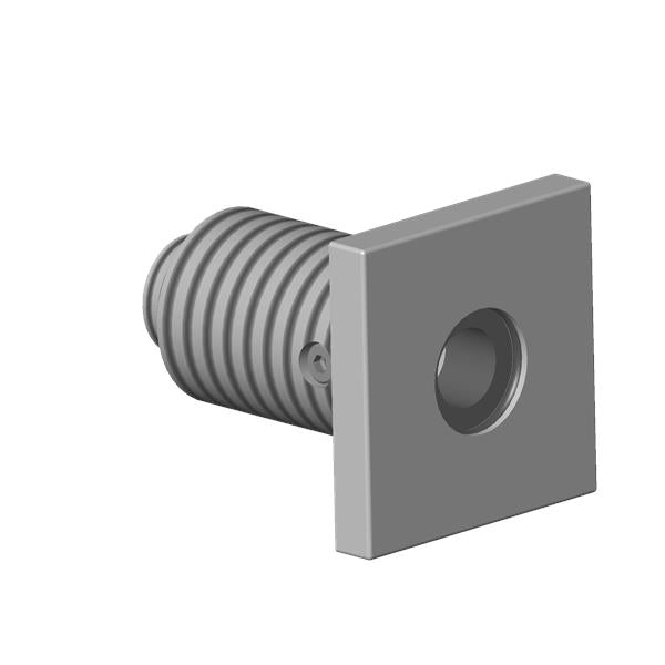 Dornbracht - Threaded Shank With Spout Seals And Escutcheon 55 X 55 X 9 Mm
