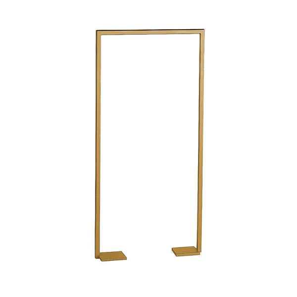 Lacava - Linea Floor-Mount Towel Stand Made Of Stainless Steel, Fixing Floor Kit Included. 19 3/4 InchW, 4 InchD, 41 3/8 InchH