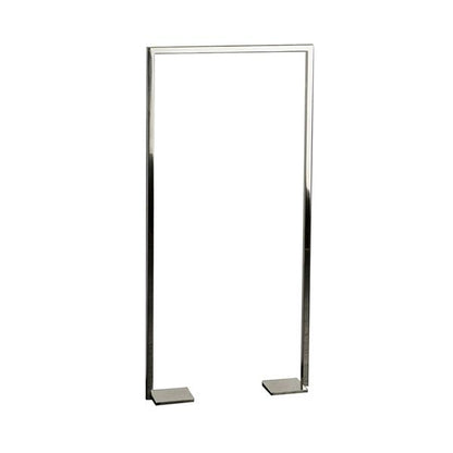 Lacava - Linea Floor-Mount Towel Stand Made Of Stainless Steel, Fixing Floor Kit Included. 19 3/4 InchW, 4 InchD, 41 3/8 InchH