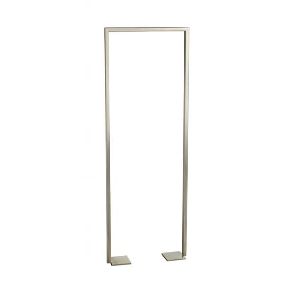 Lacava - Linea Floor-Mount Towel Stand Made Of Stainless Steel, Fixing Floor Kit Included. 19 3/4 InchW, 4 InchD, 55 1/8 InchH
