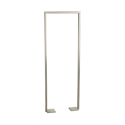 Lacava - Linea Floor-Mount Towel Stand Made Of Stainless Steel, Fixing Floor Kit Included. 19 3/4 InchW, 4 InchD, 55 1/8 InchH