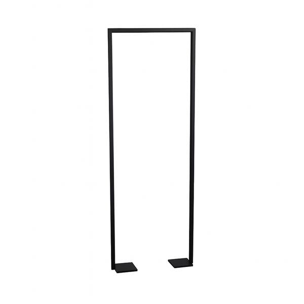 Lacava - Linea Floor-Mount Towel Stand Made Of Stainless Steel, Fixing Floor Kit Included. 19 3/4 InchW, 4 InchD, 55 1/8 InchH