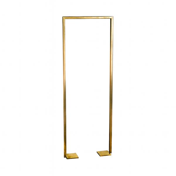 Lacava - Linea Floor-Mount Towel Stand Made Of Stainless Steel, Fixing Floor Kit Included. 19 3/4 InchW, 4 InchD, 55 1/8 InchH