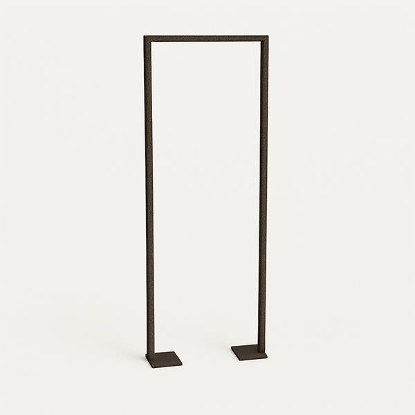 Lacava - Linea Floor-Mount Towel Stand Made Of Stainless Steel, Fixing Floor Kit Included. 19 3/4 InchW, 4 InchD, 55 1/8 InchH