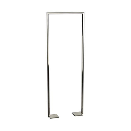 Lacava - Linea Floor-Mount Towel Stand Made Of Stainless Steel, Fixing Floor Kit Included. 19 3/4 InchW, 4 InchD, 55 1/8 InchH