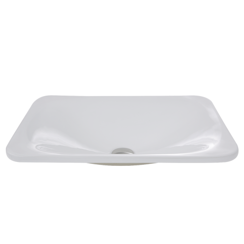 Nantucket Sinks - 21 Inch Rectangular Drop-In Ceramic Vanity Sink DI-2114-R