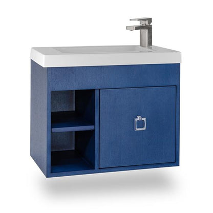 Lacava - Dimini Wall-Mount Under-Counter Vanity With Open Cubby On The Left