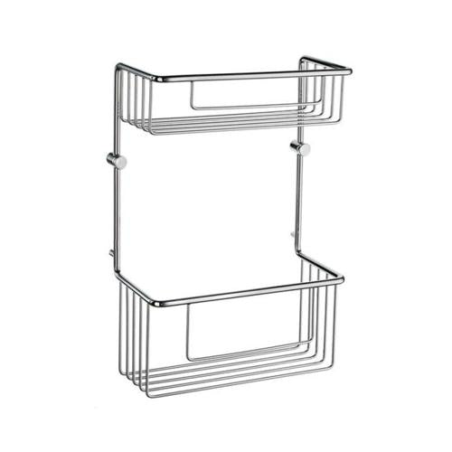 Smedbo - Sideline Basic Soap Basket, Double In Polished Chrome