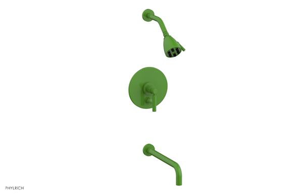 Phylrich - Basic Pressure Balance Tub and Shower Set - 12 Inch Spout - Lever Handle