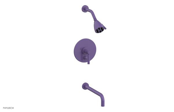Phylrich - Basic Pressure Balance Tub and Shower Set - 12 Inch Spout - Lever Handle