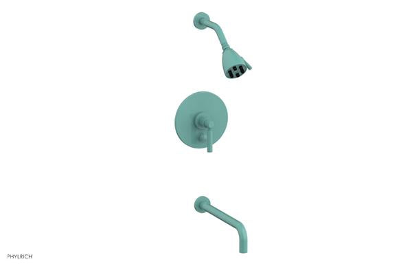 Phylrich - Basic Pressure Balance Tub and Shower Set - 12 Inch Spout - Lever Handle