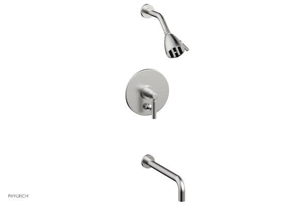 Phylrich - Basic Pressure Balance Tub and Shower Set - 12 Inch Spout - Lever Handle