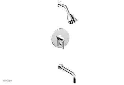 Phylrich - Basic Pressure Balance Tub and Shower Set - 12 Inch Spout - Lever Handle