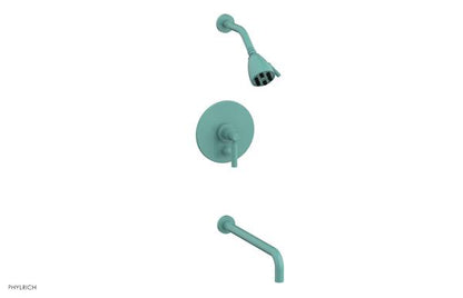 Phylrich - Basic Pressure Balance Tub and Shower Set - 14 Inch Spout - Lever Handle