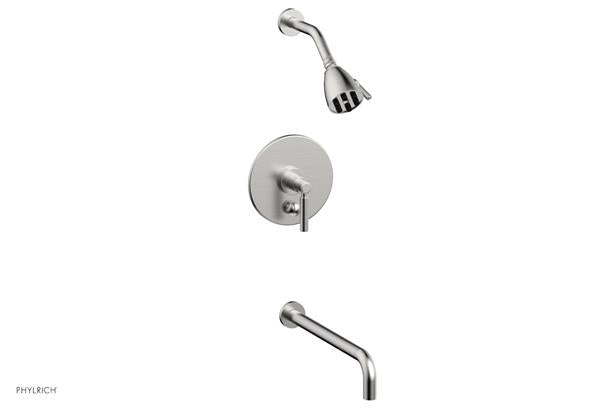 Phylrich - Basic Pressure Balance Tub and Shower Set - 14 Inch Spout - Lever Handle