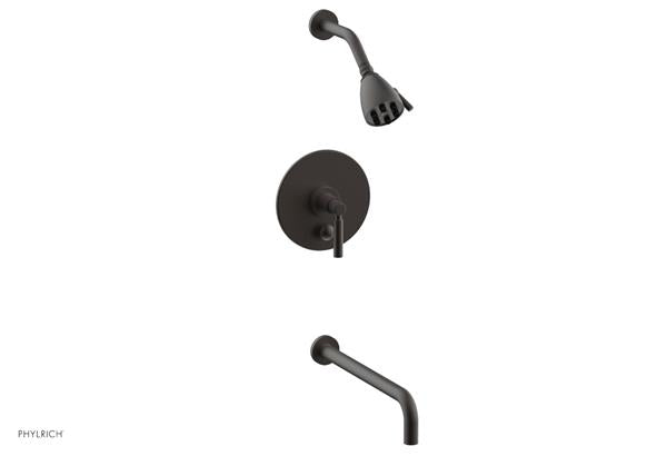 Phylrich - Basic Pressure Balance Tub and Shower Set - 14 Inch Spout - Lever Handle