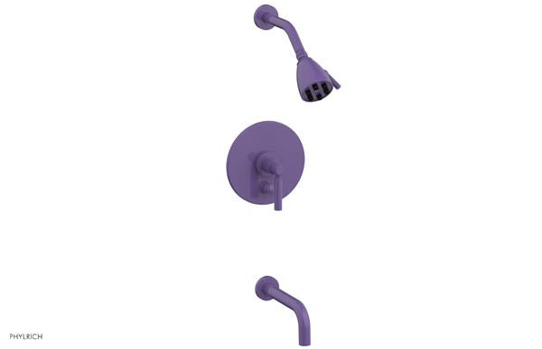 Phylrich - Basic Pressure Balance Tub and Shower Set - 7 1/2 Inch Spout - Lever Handle