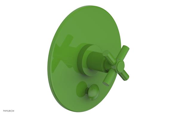 Phylrich - Basic Pressure Balance Plate & Handle Trim Only - Cross Handle