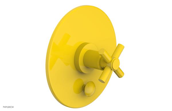Phylrich - Basic Pressure Balance Plate & Handle Trim Only - Cross Handle