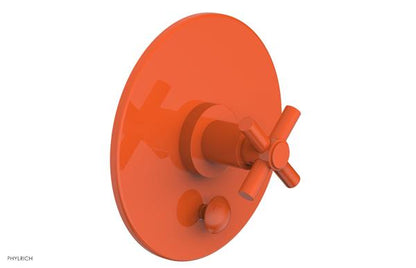 Phylrich - Basic Pressure Balance Plate & Handle Trim Only - Cross Handle