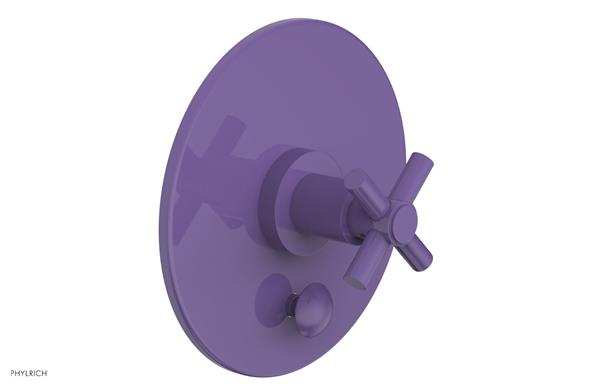 Phylrich - Basic Pressure Balance Plate & Handle Trim Only - Cross Handle