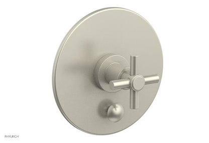 Phylrich - Basic Pressure Balance Plate & Handle Trim Only - Cross Handle