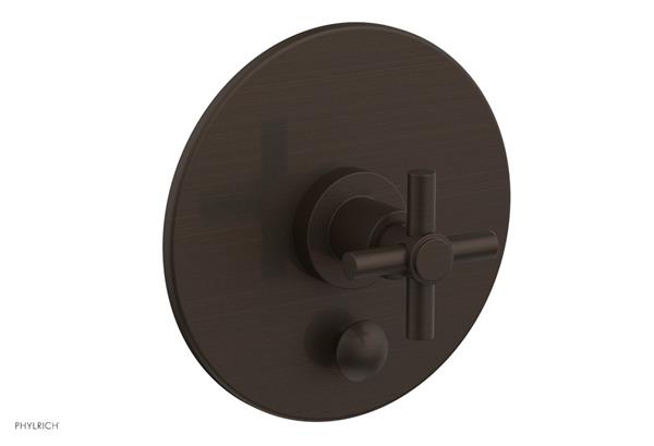 Phylrich - Basic Pressure Balance Plate & Handle Trim Only - Cross Handle