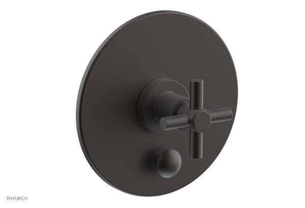 Phylrich - Basic Pressure Balance Plate & Handle Trim Only - Cross Handle