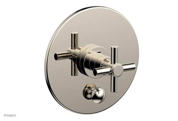 Phylrich - Basic Pressure Balance Plate & Handle Trim Only - Cross Handle