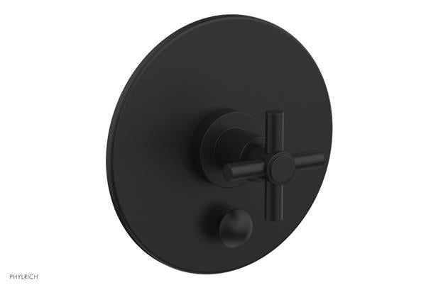 Phylrich - Basic Pressure Balance Plate & Handle Trim Only - Cross Handle