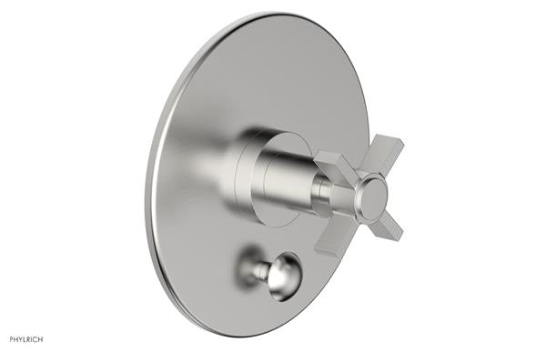 Phylrich - Basic Pressure Balance Plate & Handle Trim Only - Blade Cross Handle