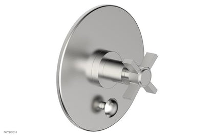 Phylrich - Basic Pressure Balance Plate & Handle Trim Only - Blade Cross Handle