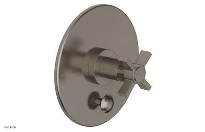 Phylrich - Basic Pressure Balance Plate & Handle Trim Only - Blade Cross Handle