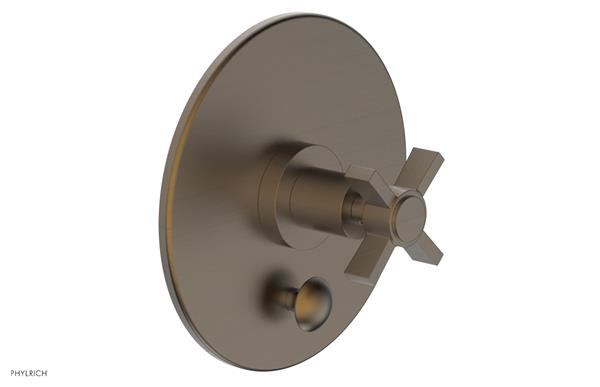 Phylrich - Basic Pressure Balance Plate & Handle Trim Only - Blade Cross Handle