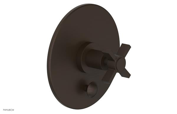 Phylrich - Basic Pressure Balance Plate & Handle Trim Only - Blade Cross Handle