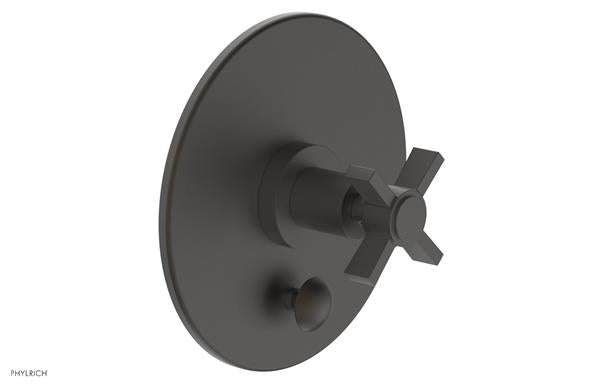 Phylrich - Basic Pressure Balance Plate & Handle Trim Only - Blade Cross Handle