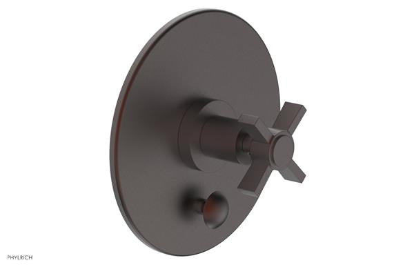 Phylrich - Basic Pressure Balance Plate & Handle Trim Only - Blade Cross Handle