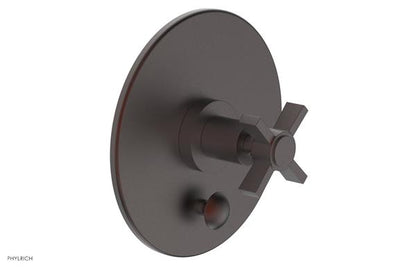 Phylrich - Basic Pressure Balance Plate & Handle Trim Only - Blade Cross Handle