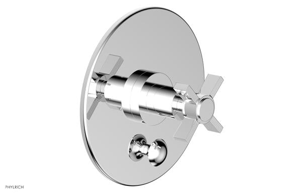 Phylrich - Basic Pressure Balance Plate & Handle Trim Only - Blade Cross Handle