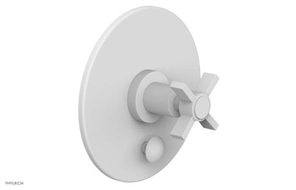 Phylrich - Basic Pressure Balance Plate & Handle Trim Only - Blade Cross Handle