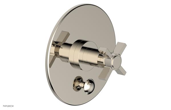 Phylrich - Basic Pressure Balance Plate & Handle Trim Only - Blade Cross Handle