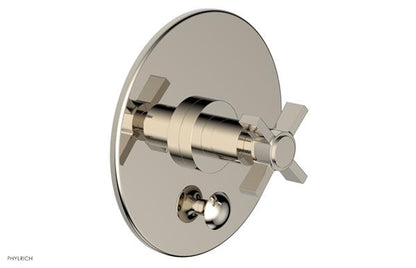 Phylrich - Basic Pressure Balance Plate & Handle Trim Only - Blade Cross Handle