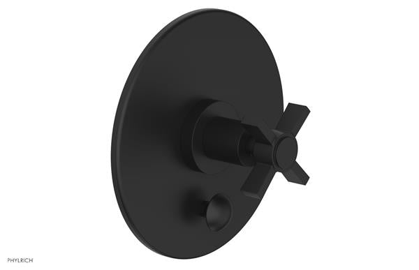 Phylrich - Basic Pressure Balance Plate & Handle Trim Only - Blade Cross Handle