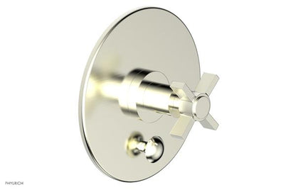 Phylrich - Basic Pressure Balance Plate & Handle Trim Only - Blade Cross Handle
