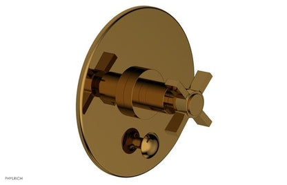 Phylrich - Basic Pressure Balance Plate & Handle Trim Only - Blade Cross Handle