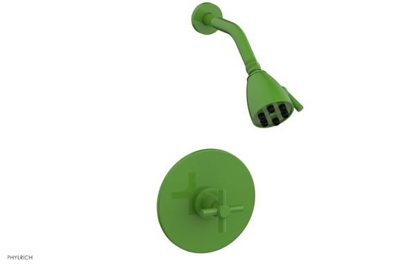Phylrich - Basic Pressure Balance Shower Set - Tubular Cross Handle