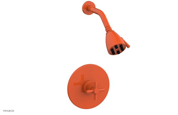 Phylrich - Basic Pressure Balance Shower Set - Tubular Cross Handle