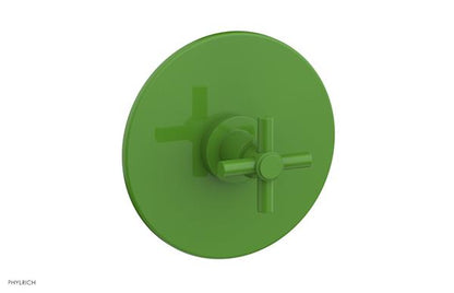 Phylrich - Basic Pressure Balance Plate & Handle Trim Only - Tubular Cross Handle