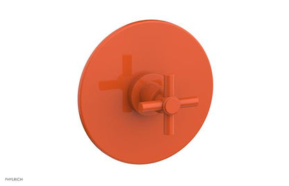 Phylrich - Basic Pressure Balance Plate & Handle Trim Only - Tubular Cross Handle