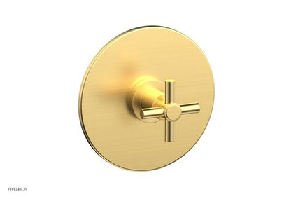 Phylrich - Basic Pressure Balance Plate & Handle Trim Only - Tubular Cross Handle
